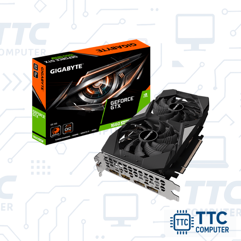 GIGABYTE Geforce GTX 1660 Super OC 6GB - Cũ Chính Hãng